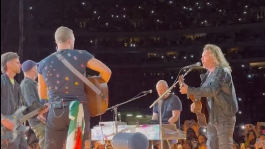 ¡Épico! Coldplay y Maná catando "Rayando el Sol", el dúo que todos esperaban: VIDEO