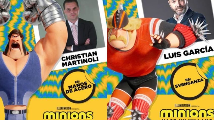 Martinoli y el Dr. García, serán las voces de los villanos en “Minions 2: Nace un villano”