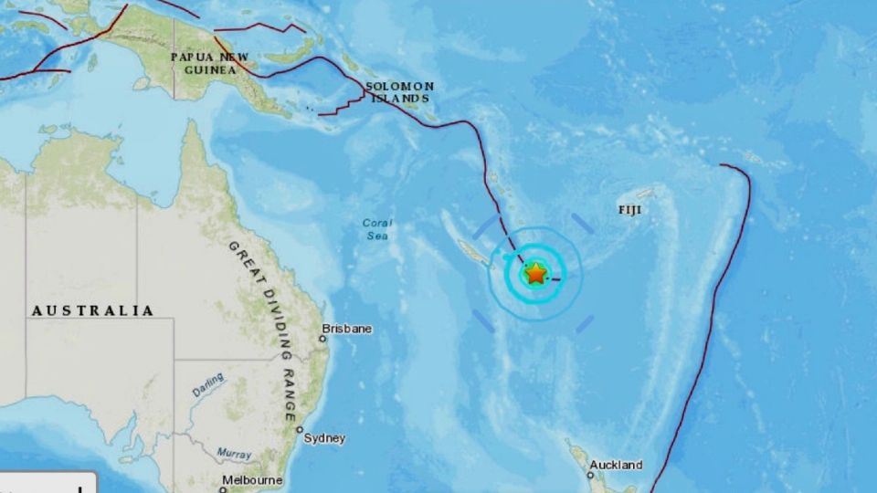 El Servicio de Alerta de Tsunami del Pacífico decretó la alerta de tsunami, la cual duró poco más de una hora. FOTO: Twitter