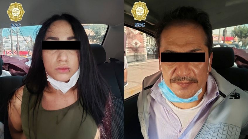 Pareja de colombianos que asaltaban a abuelitos es detenida en la CDMX