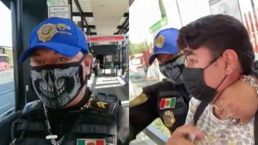 Policía Auxiliar somete a personas sordas que querían subir al Metrobús; autoridades ya investigan: VIDEO