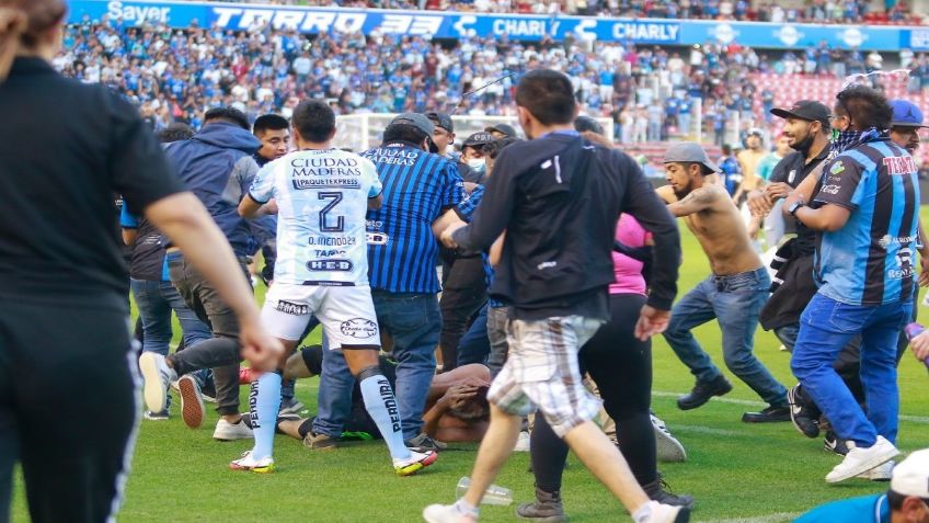 No me sentía seguro: aficionado del Atlas narra violencia dentro del estadio de Querétaro