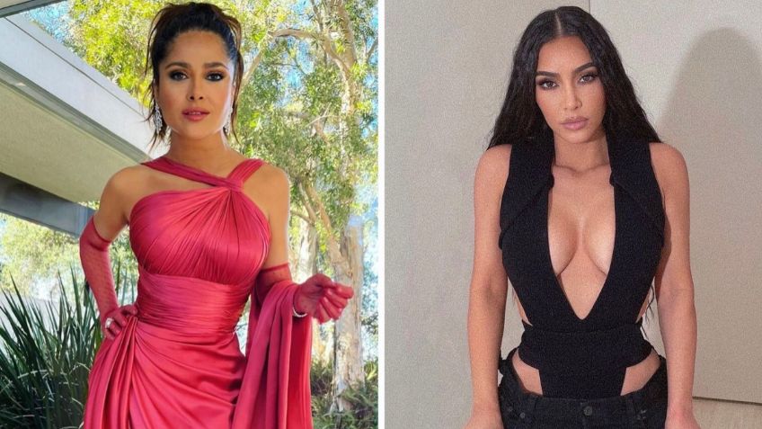 Salma Hayek y Kim Kardashian apoyan a Ucrania derrochando estilo: FOTO