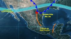 Frente Frío 34: Estos son los estados que tendrán bajas temperaturas, lluvias y bancos de niebla