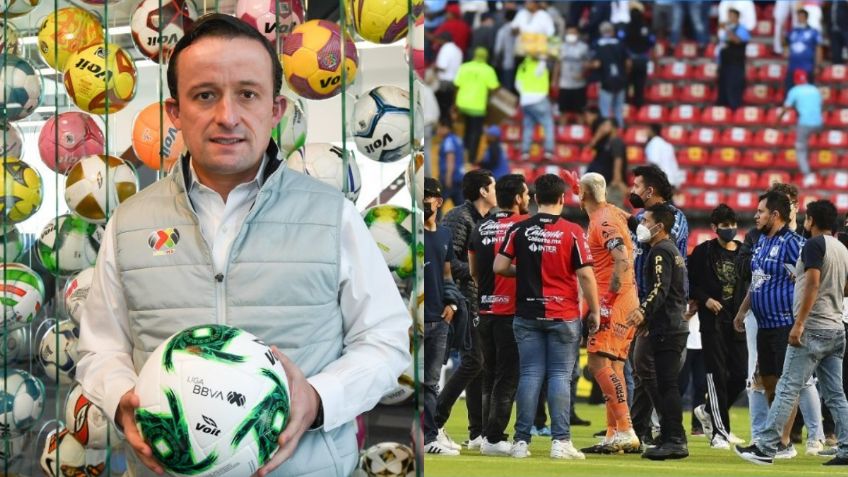 Empresa de seguridad ya fue suspendida: Mikel Arriola sobre la riña entre el Querétaro vs Atlas