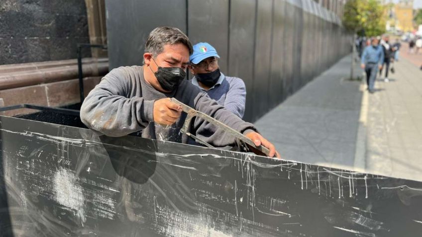 Legislatura Edomex fue encapsulada con barras de acero por la marcha del 8M