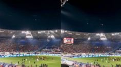 Captan impactante video de OVNI volando en pleno partido sobre el Estadio Olímpico de Roma