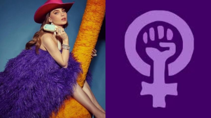 Belinda aparece en redes sociales con mensaje feminista