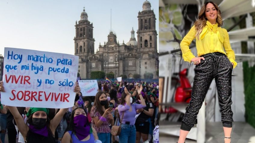 “No se puede pedir respeto siendo agresivas”: Andrea Legarreta enciende la polémica al opinar sobre el 8M