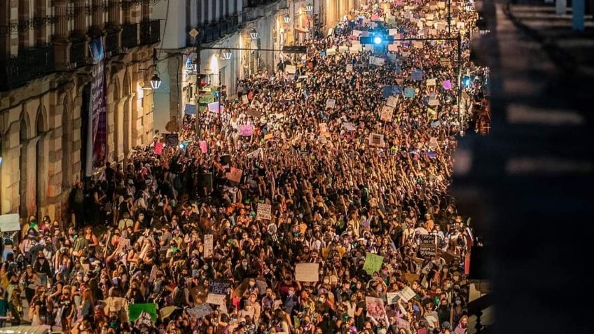 Fueron liberadas 13 mujeres detenidas tras protestas de 8M en Morelia