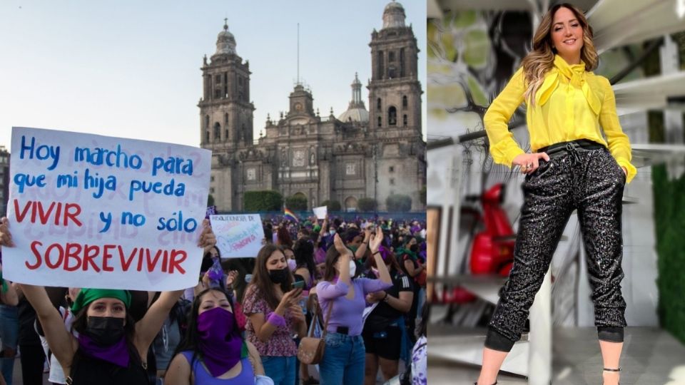 Andrea Legarreta invitó a no atacar a los hombres, ya que ellos también se han unido a la lucha. FOOT: IG / Cuartoscuro