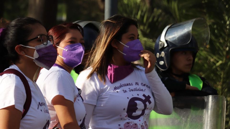 Mostraron su respaldo a la causa feminista