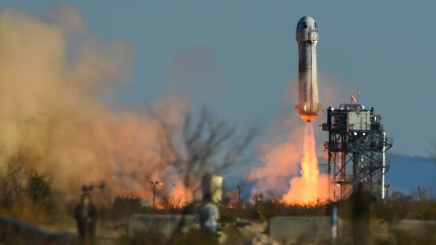 ¿Comienza la era del turismo espacial? Blue Origin, de Jeff Bezos, hace nuevo viaje a los límites de la Tierra