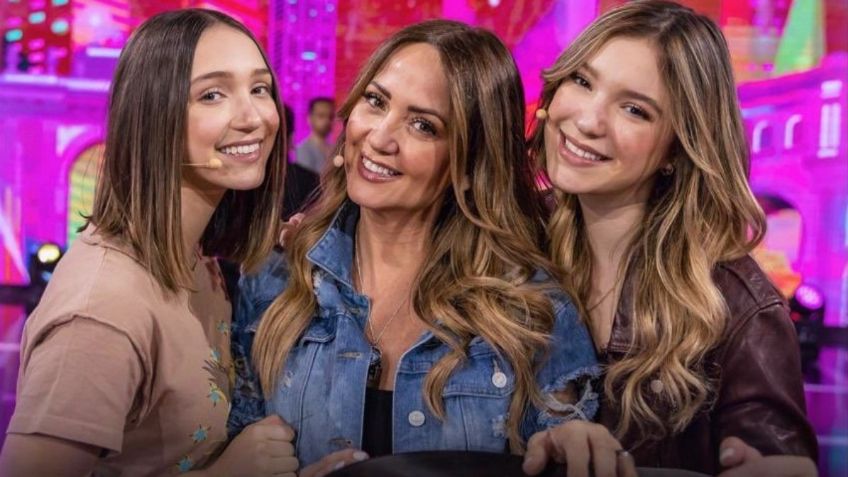 Andrea Legarreta y sus hijas, Mía y Nina, se roban el show en "Me Caigo de Risa"