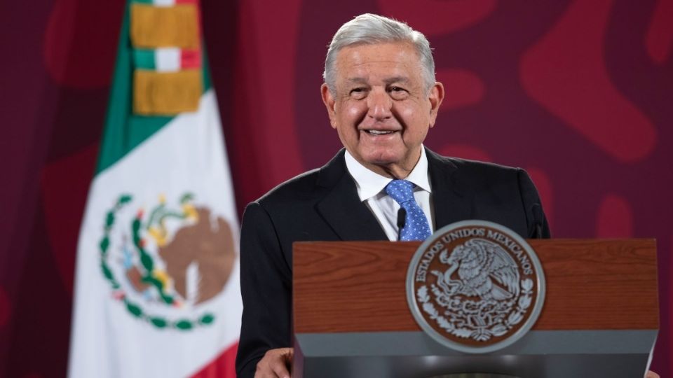 El presidente López Obrador en su conferencia Mañanera. FOTO: Cuartoscuro