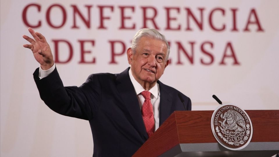 El presidente López Obrador durante su conferencia Mañanera. FOTO: Cuartoscuro