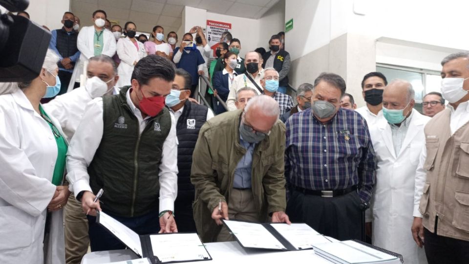 Se firmaron los documentos de traslado de los servicios y hubo encuentros con médicos enfermeras