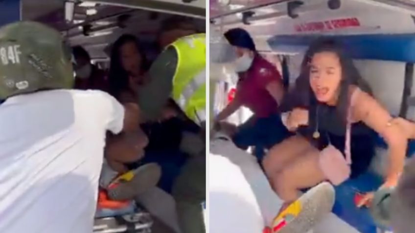 ¡Primero muerto! Atropellan a joven y su novia exige a gritos que le dé la contraseña de su celular | VIDEO