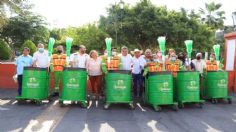 José Luis Cruz Lucatero entrega camiones recolectores de basura; "cumplimos compromisos de campaña"