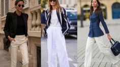 7 looks para la oficina con pantalones blancos