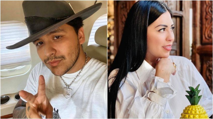 Christian Nodal recibe críticas por ser demasiado cariñoso con su mamá; así es su relación