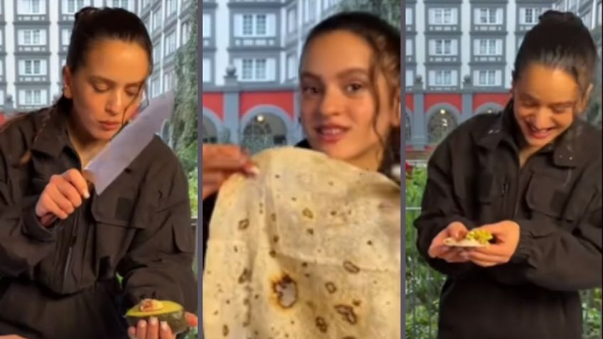 "Las motomamis no se queman": VIDEO de Rosalía haciendo quesadillas se vuelve viral