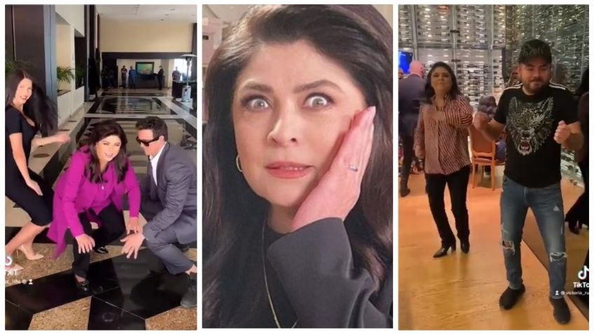 Victoria Ruffo: 5 bailes de TikTok que han causado furor y burlas en la red | VIDEOS