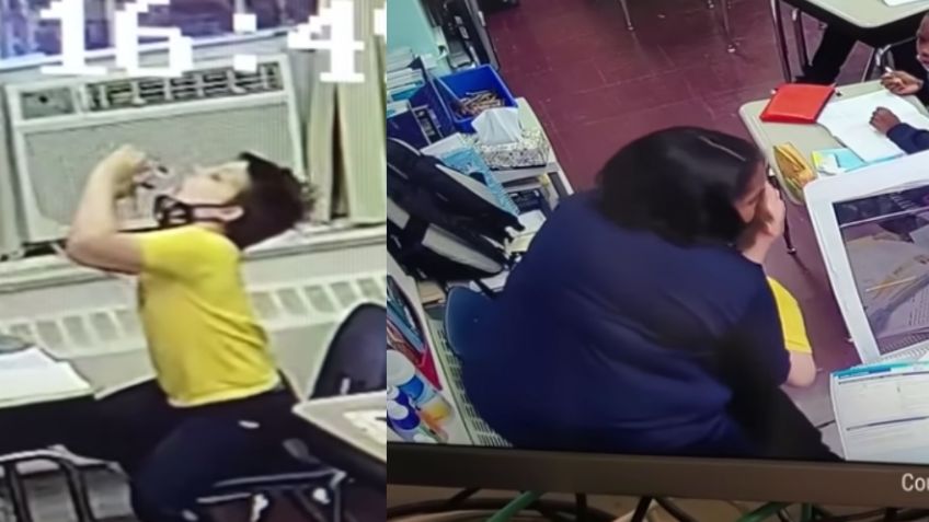 Así fue como una heroica maestra salvó la vida de un niño que se ahogaba con una tapita | VIDEO