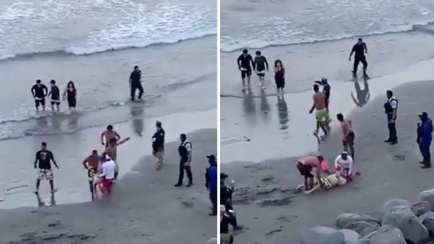 Turista de CDMX muere ahogado en Veracruz | VIDEO