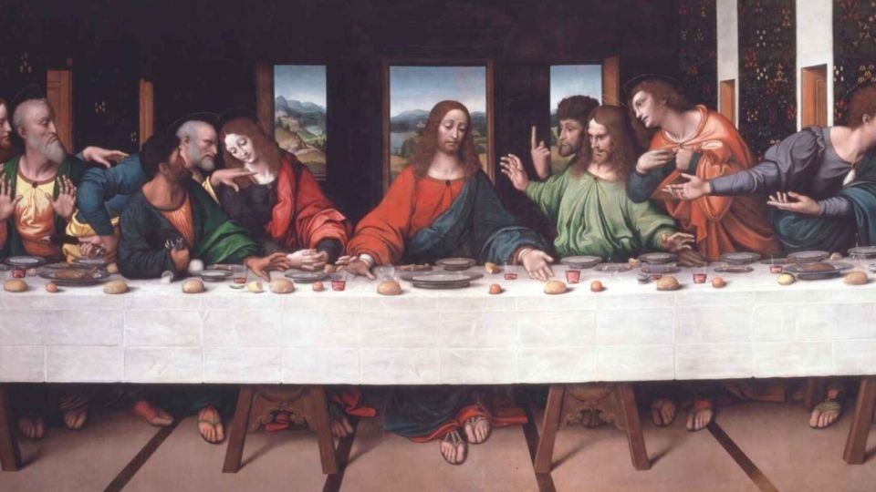 'La última cena', obra hecha por Leonardo da Vinci entre 1495 y 1498