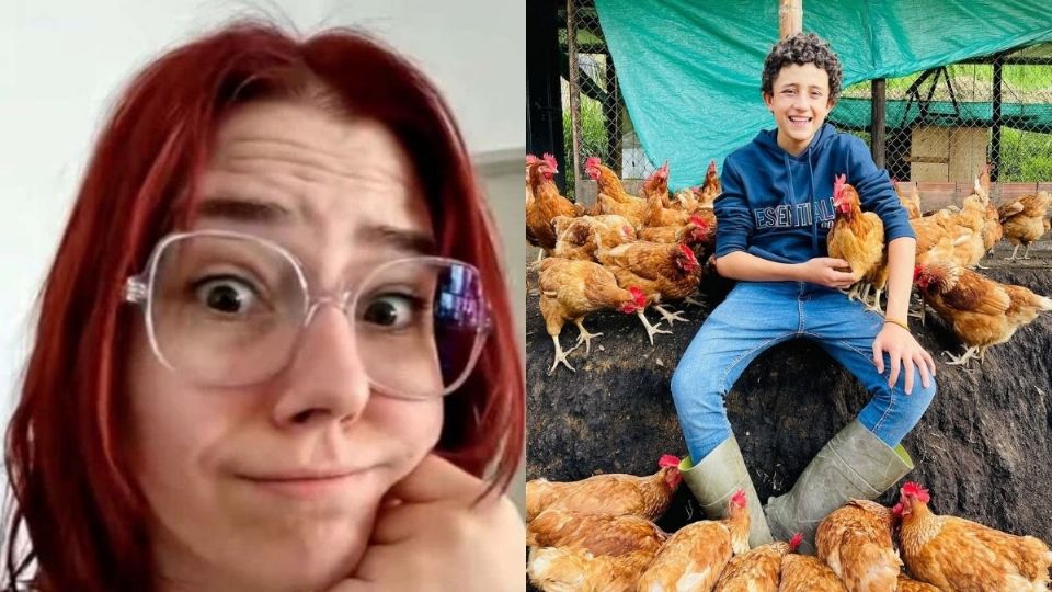 Vegana critica a niño vegetariano por criar gallinas