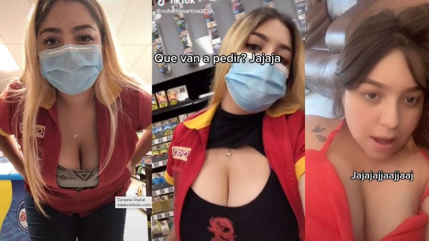 “¿Qué van a pedir?”: Otra chica Oxxo de exuberante figura revela por qué su tienda es de lujo