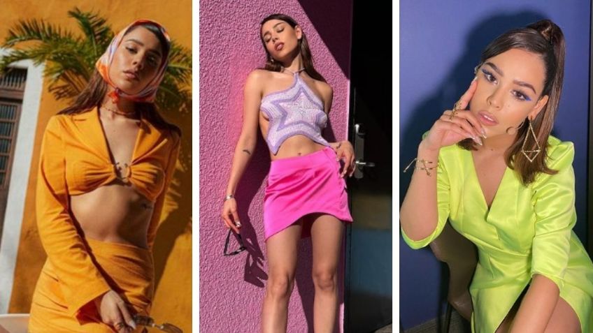 Danna Paola da clases de estilo y muestra sexy look de colegiala en IG | FOTO