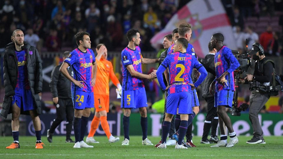 Los jugadores del FC Barcelona se notaron sorprendidos por la derrota