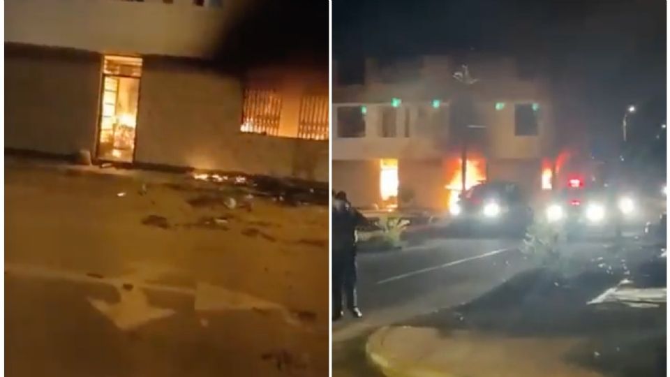 Un grupo de 50 personas incendiaron la casa de 3 pisos