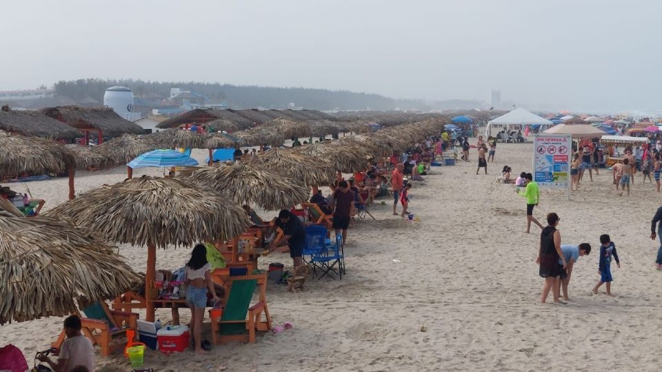 Autoridades de turismo reportaron que a la playa Miramar ingresaron un promedio de 60 mil turistas