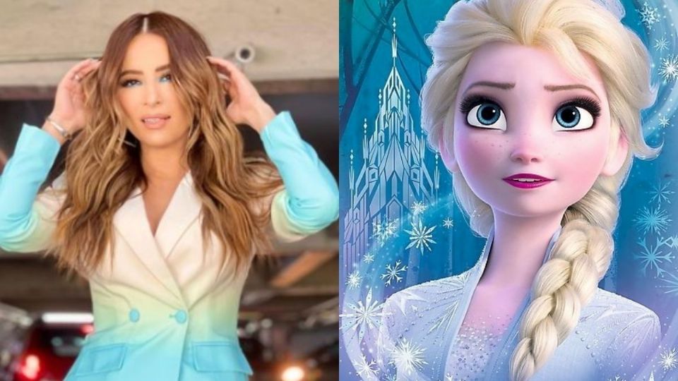 Cynthia Rodríguez lució igual de bella que la princesa Elsa de Frozen