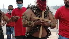 Pobladores de Atlixco ofrendan su arrepentimiento a Dios con esta extrema tradición