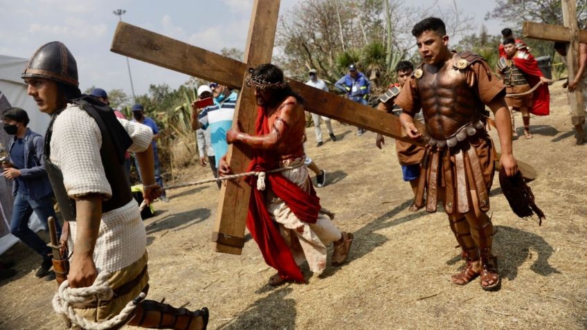 En Coyoacán también se vive la conmemoración de Semana Santa