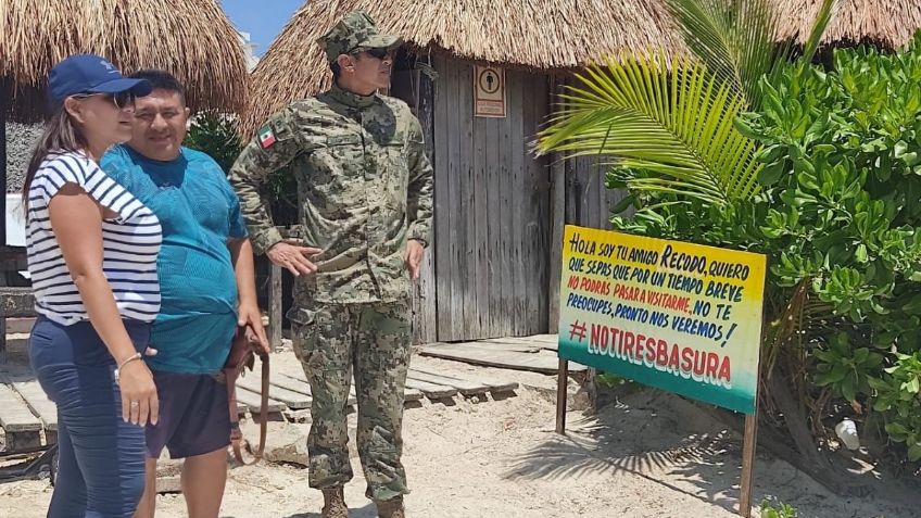 Se fortalece en Quintana Roo la estrategia para que las playas estén limpias de sargazo el mayor tiempo posible