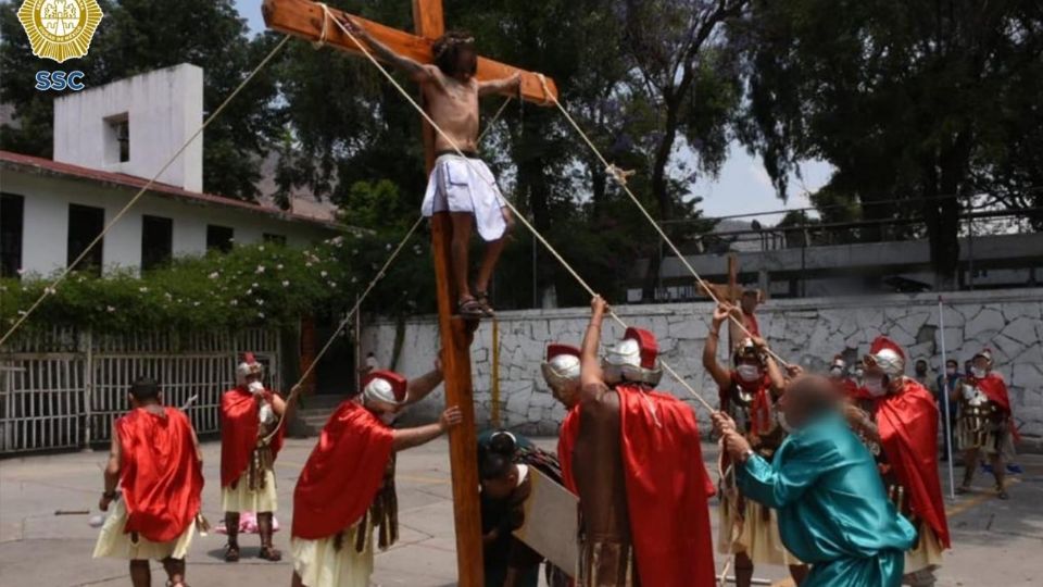 Los presos participaron en la procesión