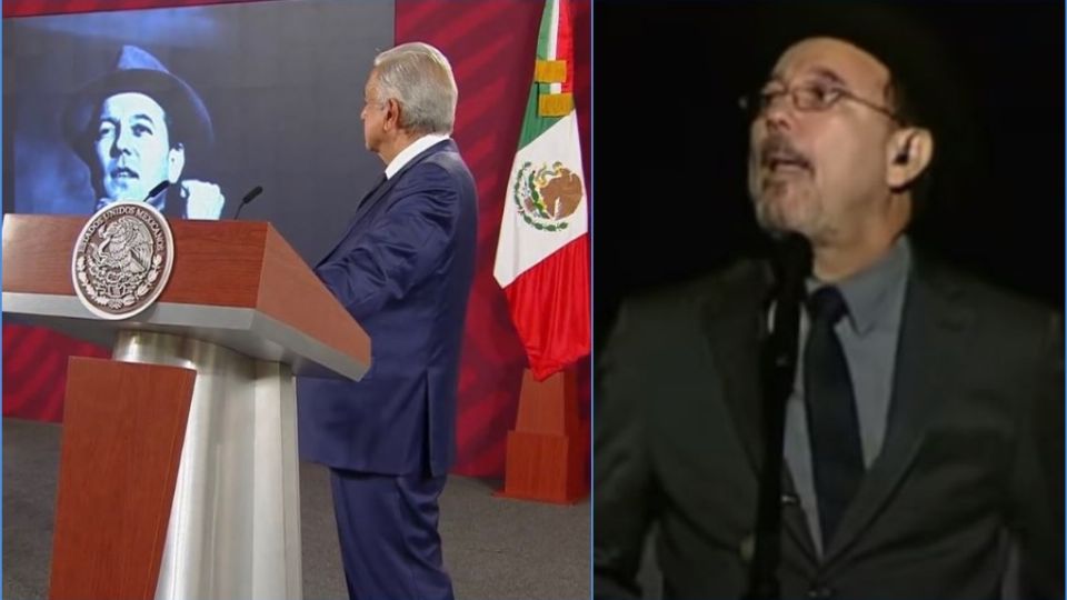 El presidente retomó un tema del compositor Rubén Blades en su mañanera