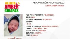 Mujer roba un bebé de hospital en Chiapas y huye en un taxi; despliegan operativo de búsqueda y emiten Alerta Amber