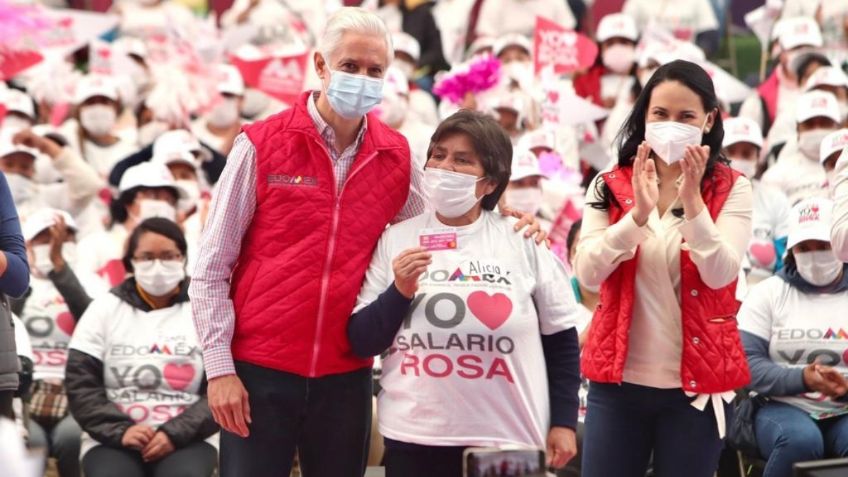 Entrega de Salario Rosa se reanuda en el Estado de México, beneficia a medio millón de mujeres mexiquenses