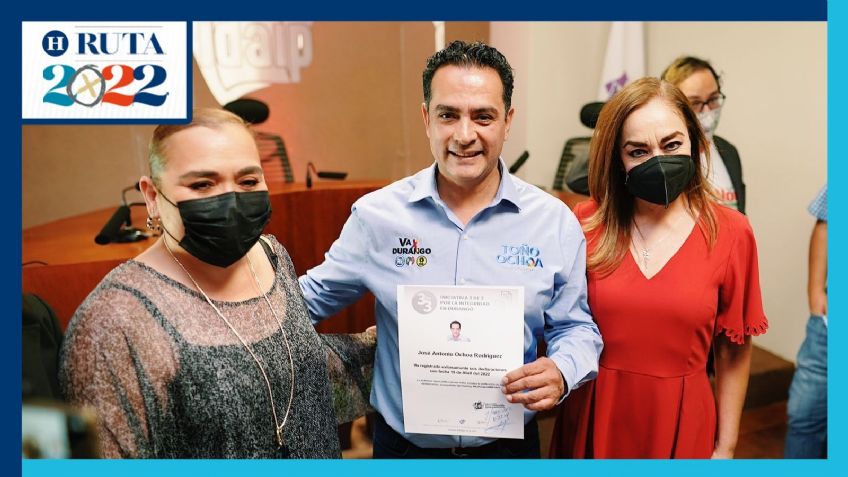 Toño Ochoa, único candidato transparente en Durango, ya presentó su declaración 3 de 3 ante el IDAIP