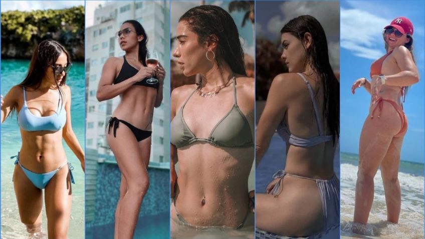 5 bikinis ideales para las mujeres atléticas que no habías visto de las integrantes del Exatlón México