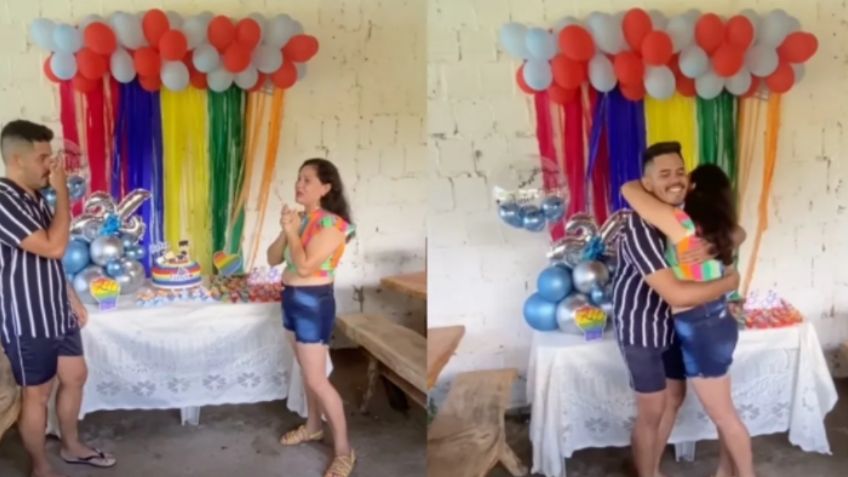 "Siempre te aceptaremos": Madre hace fiesta para celebrar orientación de su hijo y conmueve las redes