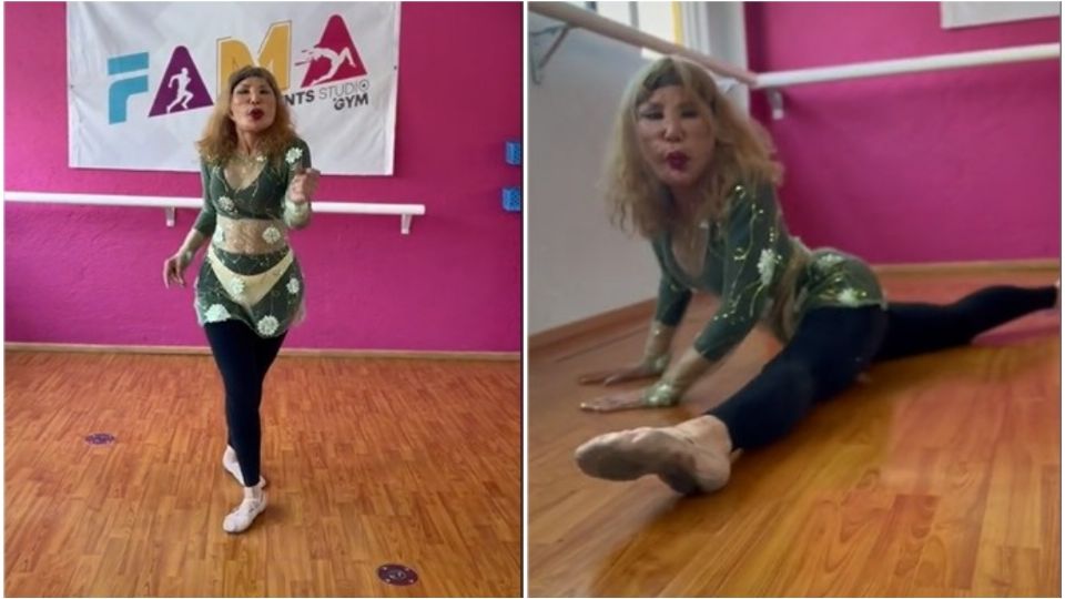 Lyn May se prepara para bailar reguetón