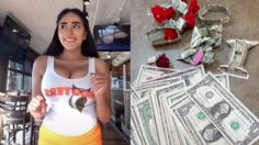 Hermosa mesera de Hooters revela cuánto gana en propinas en un día| VIDEO