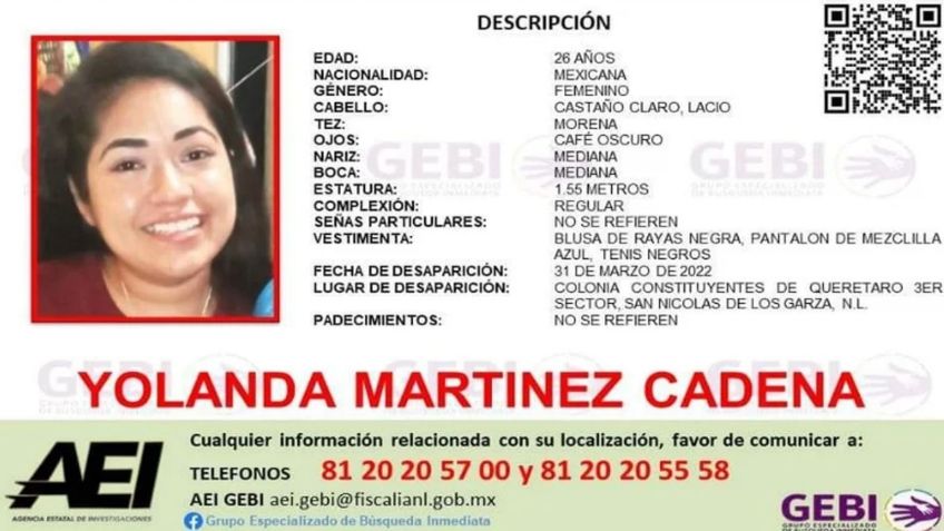 Debanhi Escobar no es la única desaparecida en Nuevo León, desde hace 20 días buscan a Yolanda Martínez